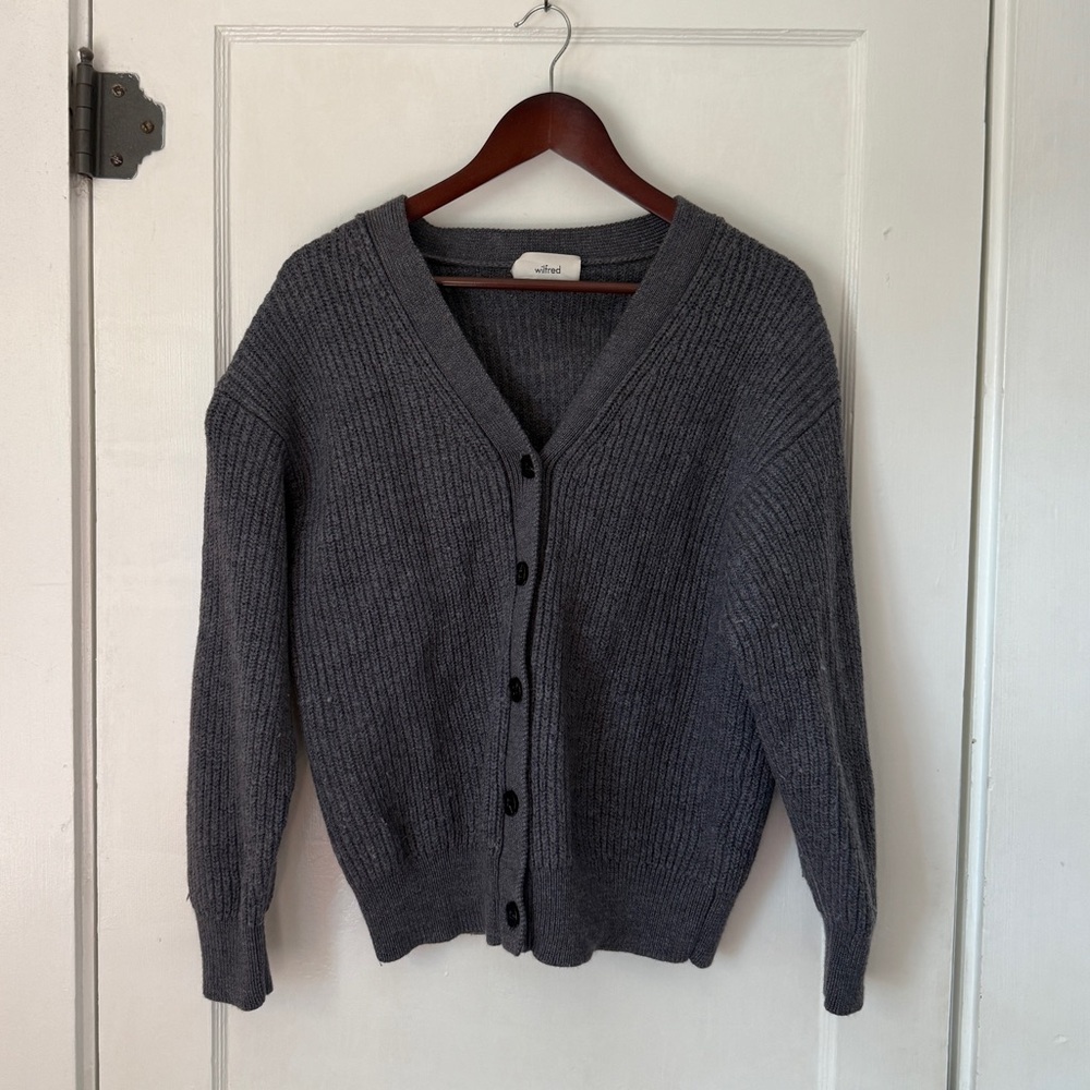 Aritzia Wilfred Merino Wool cardigan